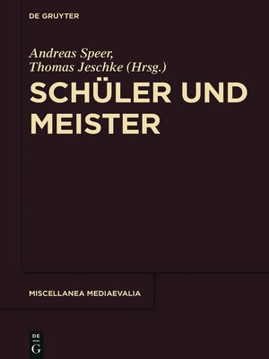cover image of Schüler und Meister
